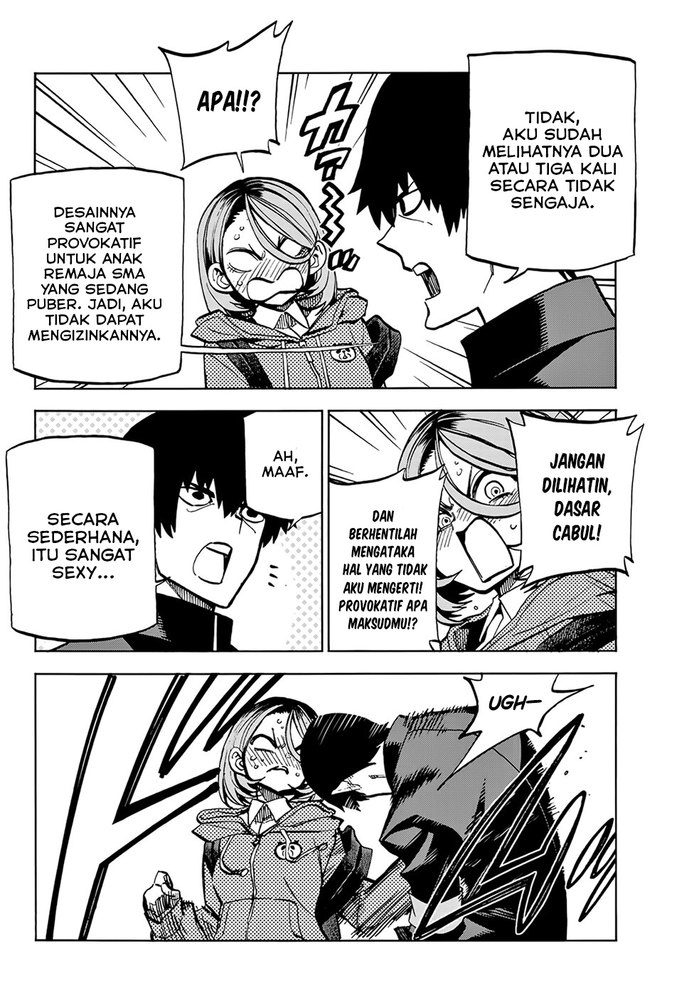 The Story Between a Dumb Prefect and a High School Girl with an Inappropriate Skirt Length Chapter 01 Gambar 6